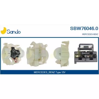 Pulseur d'air habitacle SANDO SBW76046.0