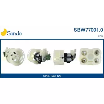 Pulseur d'air habitacle SANDO SBW77001.0