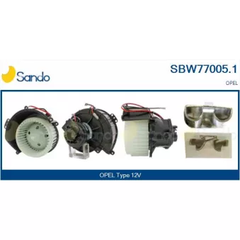 Pulseur d'air habitacle SANDO SBW77005.1