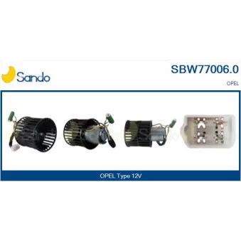 Pulseur d'air habitacle SANDO SBW77006.0