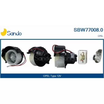 Pulseur d'air habitacle SANDO SBW77008.0