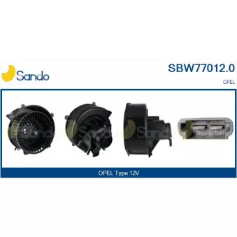 Pulseur d'air habitacle SANDO SBW77012.0