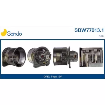 Pulseur d'air habitacle SANDO SBW77013.1