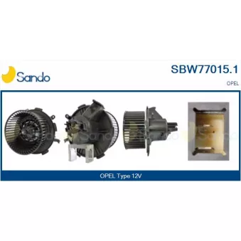 Pulseur d'air habitacle SANDO SBW77015.1