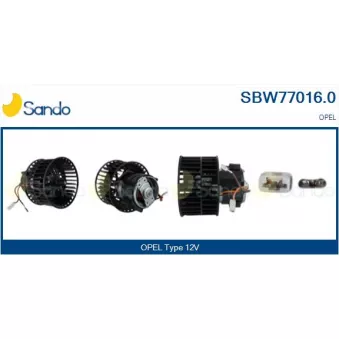 Pulseur d'air habitacle SANDO SBW77016.0