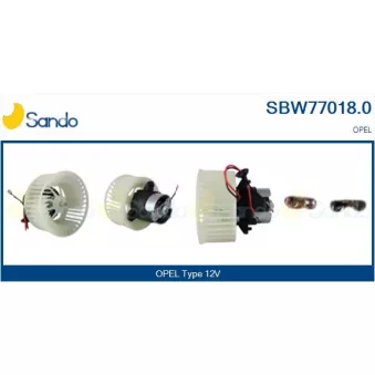 Pulseur d'air habitacle SANDO SBW77018.0