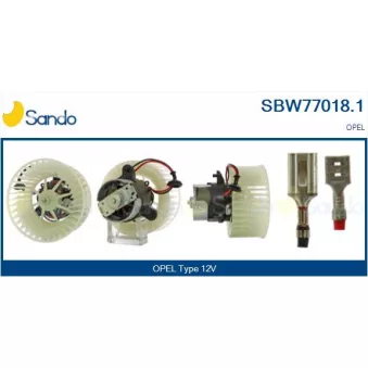 Pulseur d'air habitacle SANDO SBW77018.1