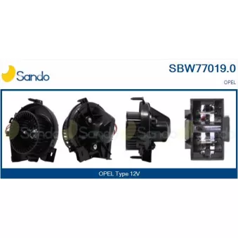 Pulseur d'air habitacle SANDO SBW77019.0