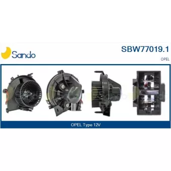 Pulseur d'air habitacle SANDO SBW77019.1