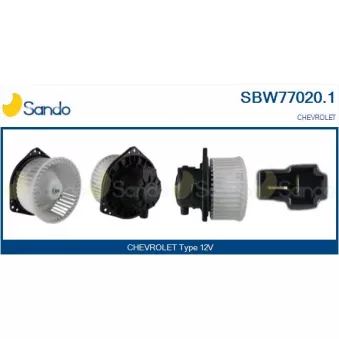 Pulseur d'air habitacle SANDO SBW77020.1
