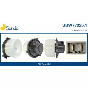 Pulseur d'air habitacle SANDO SBW77025.1