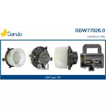 Pulseur d'air habitacle SANDO SBW77026.0