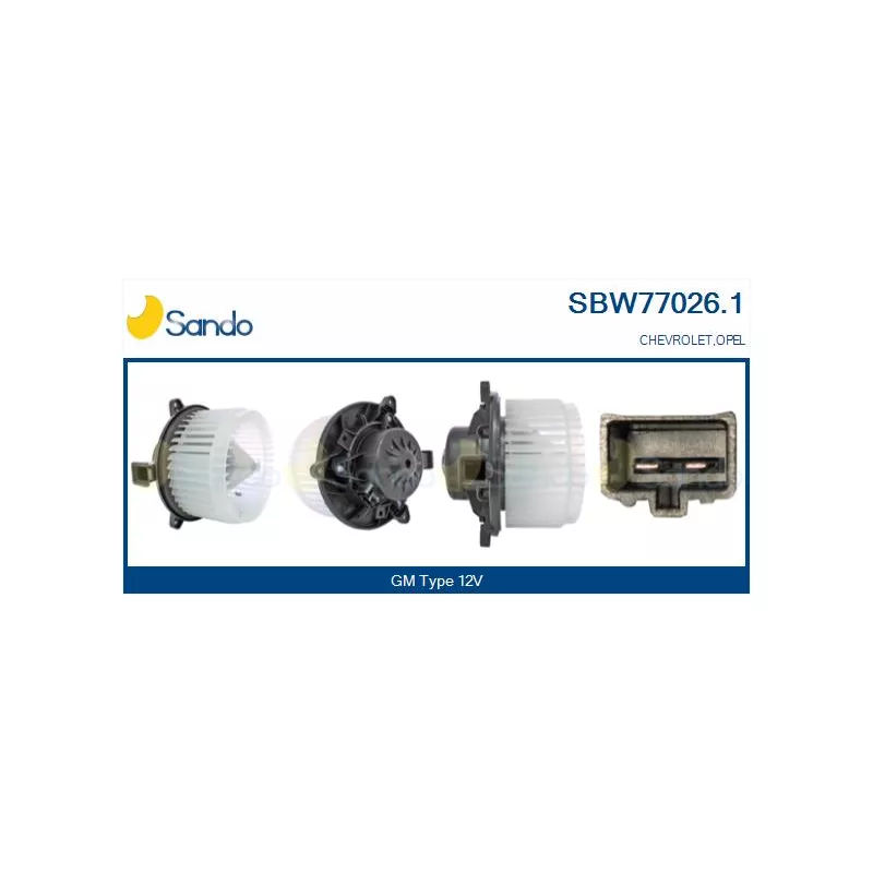 Pulseur d'air habitacle SANDO SBW77026.1