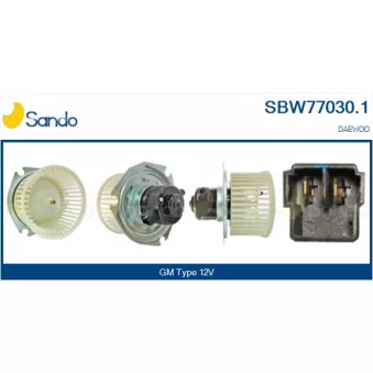Pulseur d'air habitacle SANDO SBW77030.1