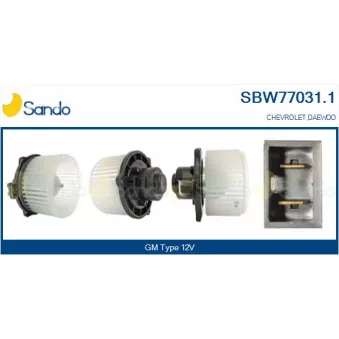 Pulseur d'air habitacle SANDO SBW77031.1