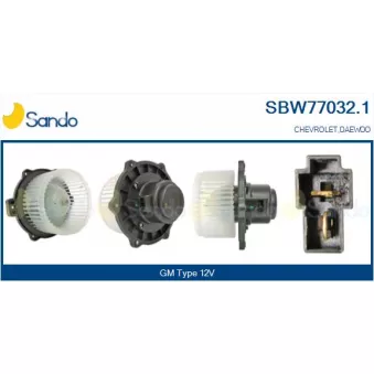 Pulseur d'air habitacle SANDO SBW77032.1