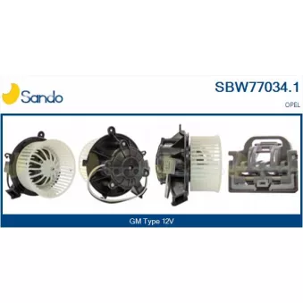 Pulseur d'air habitacle SANDO SBW77034.1