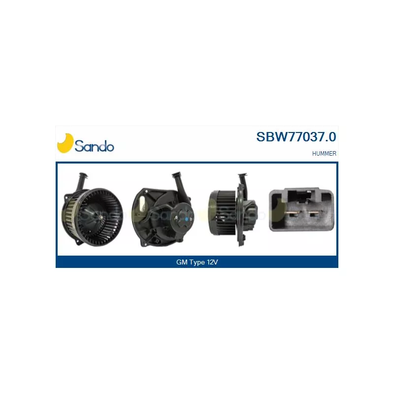 Pulseur d'air habitacle SANDO SBW77037.0