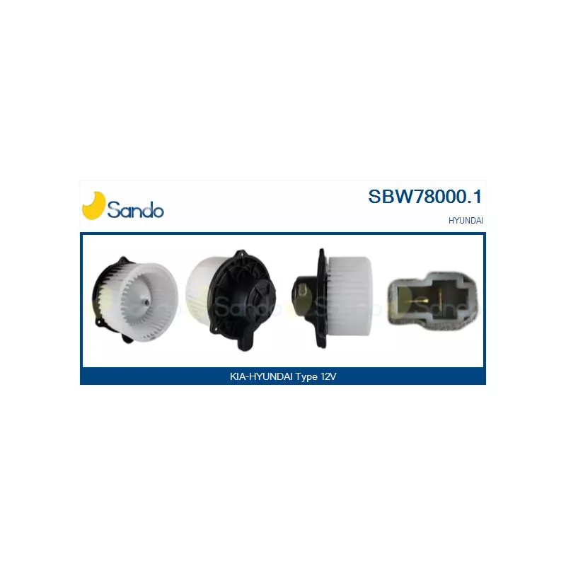 Pulseur d'air habitacle SANDO SBW78000.1