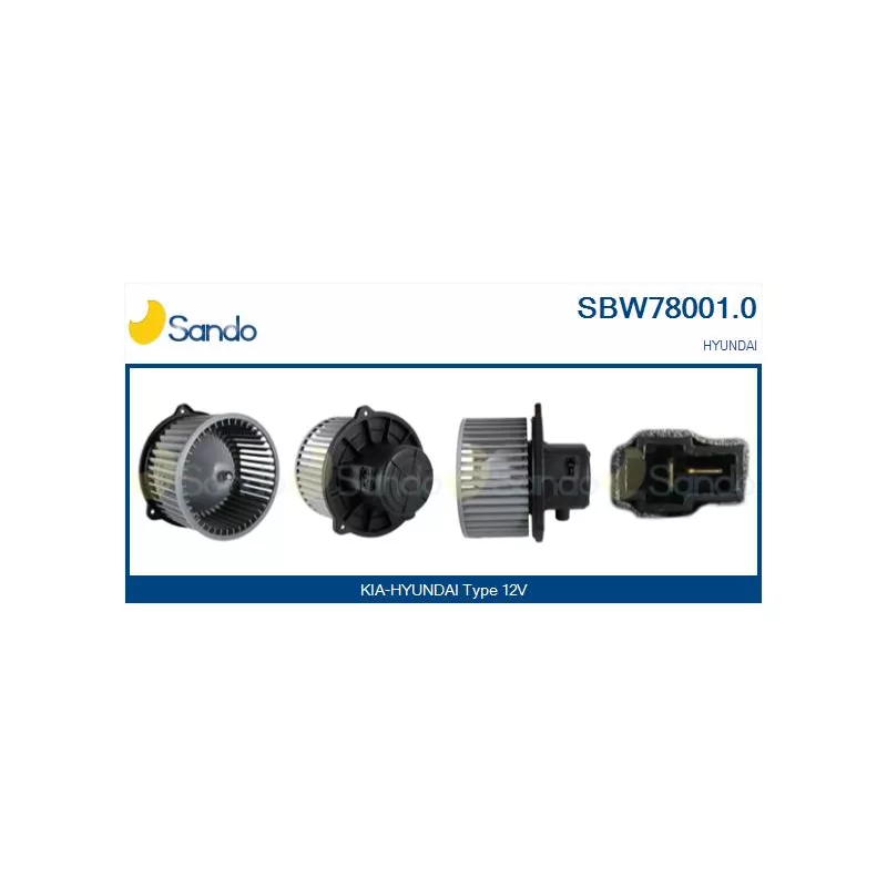 Pulseur d'air habitacle SANDO SBW78001.0