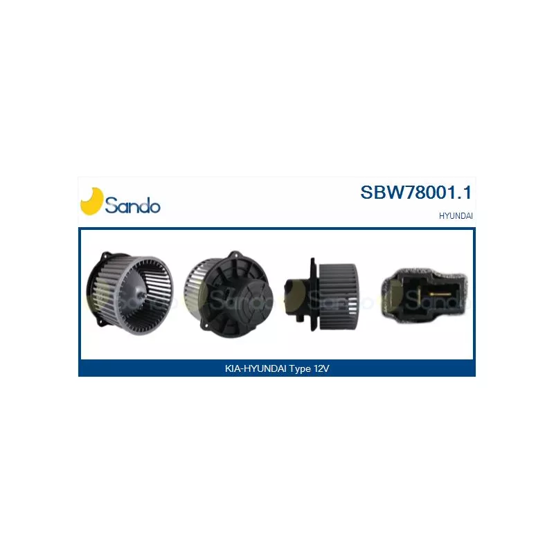 Pulseur d'air habitacle SANDO SBW78001.1
