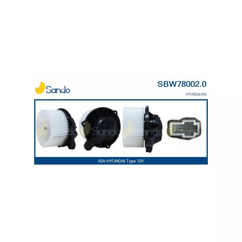 Pulseur d'air habitacle SANDO SBW78002.0