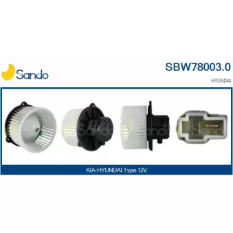 Pulseur d'air habitacle SANDO SBW78003.0
