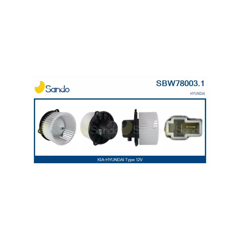 Pulseur d'air habitacle SANDO SBW78003.1