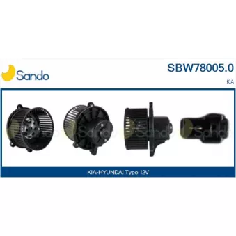 Pulseur d'air habitacle SANDO SBW78005.0