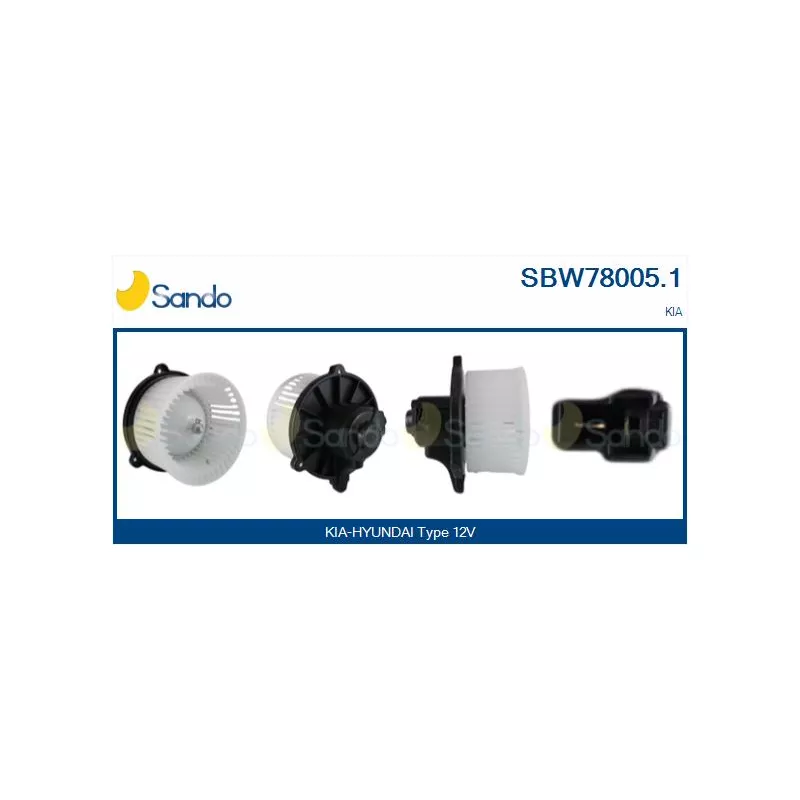 Pulseur d'air habitacle SANDO SBW78005.1