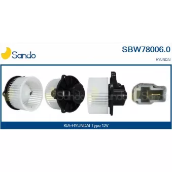 Pulseur d'air habitacle SANDO SBW78006.0