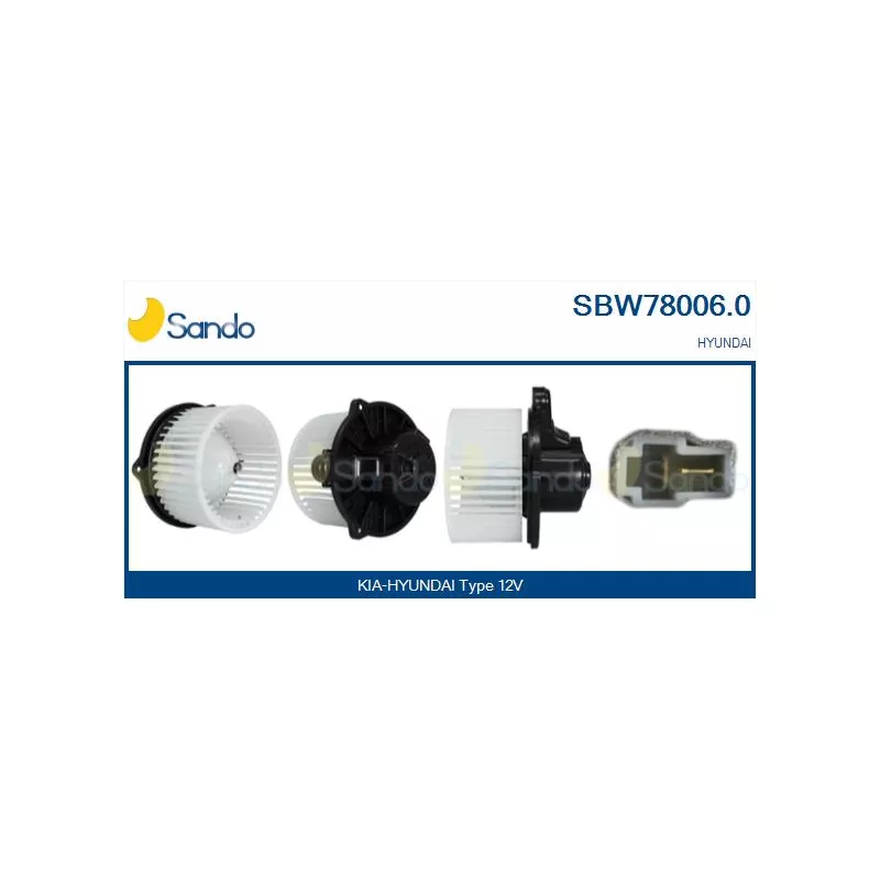 Pulseur d'air habitacle SANDO SBW78006.0