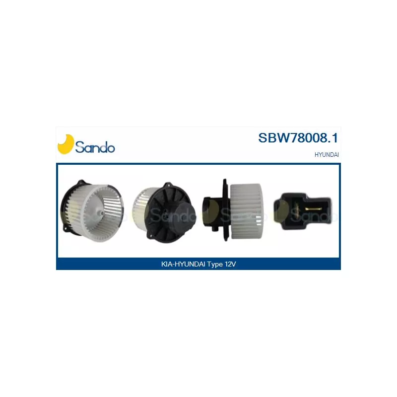Pulseur d'air habitacle SANDO SBW78008.1