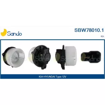 Pulseur d'air habitacle SANDO SBW78010.1