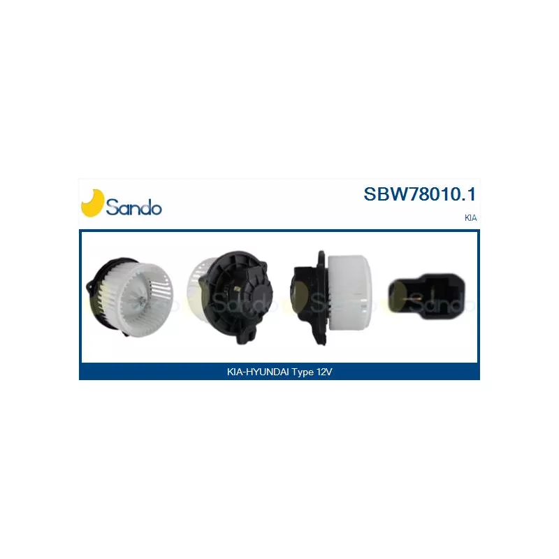 Pulseur d'air habitacle SANDO SBW78010.1