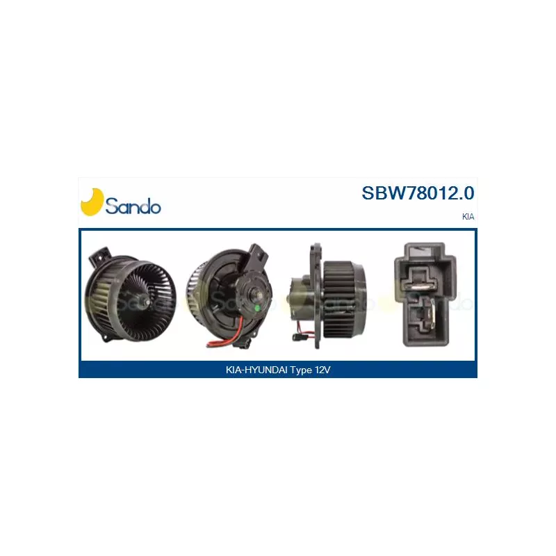 Pulseur d'air habitacle SANDO SBW78012.0