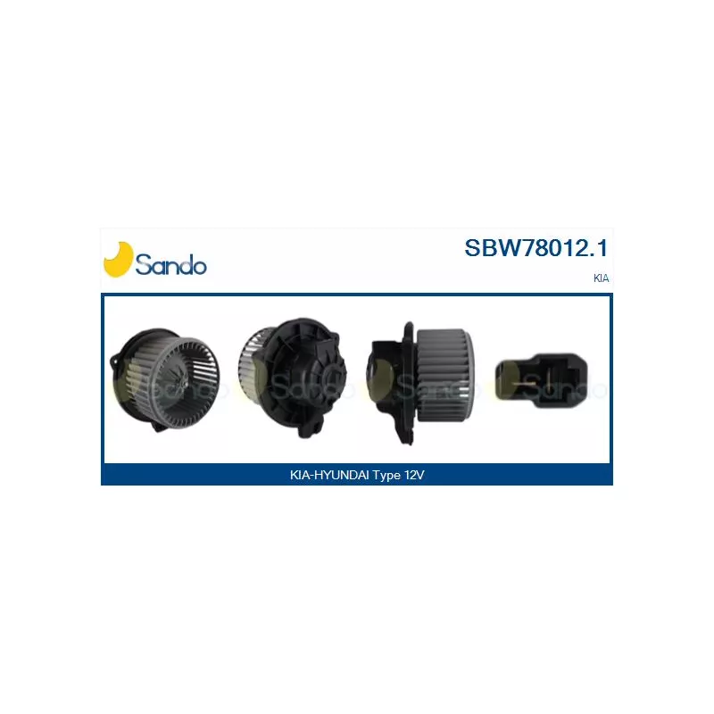 Pulseur d'air habitacle SANDO SBW78012.1