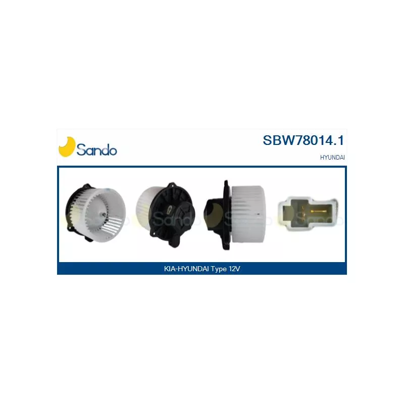 Pulseur d'air habitacle SANDO SBW78014.1