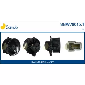Pulseur d'air habitacle SANDO SBW78015.1