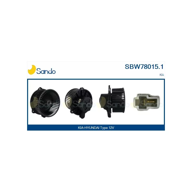 Pulseur d'air habitacle SANDO SBW78015.1