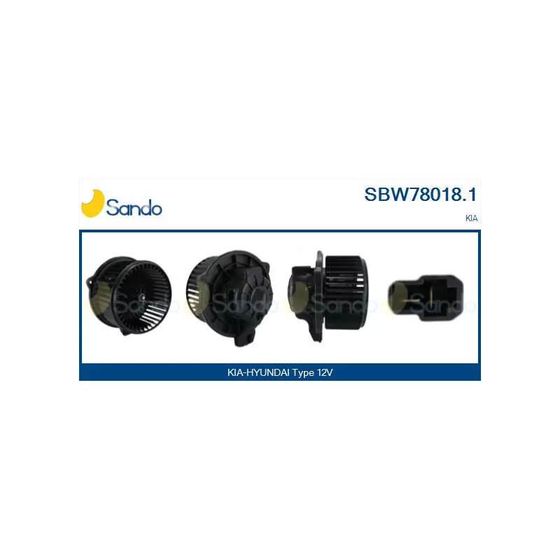 Pulseur d'air habitacle SANDO SBW78018.1