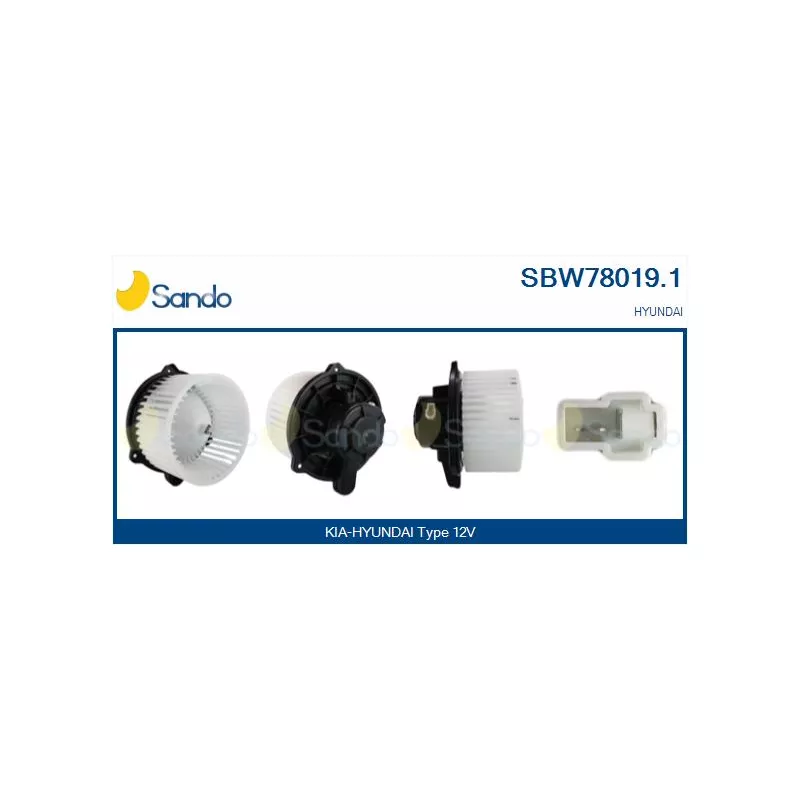 Pulseur d'air habitacle SANDO SBW78019.1