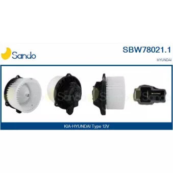 Pulseur d'air habitacle SANDO SBW78021.1