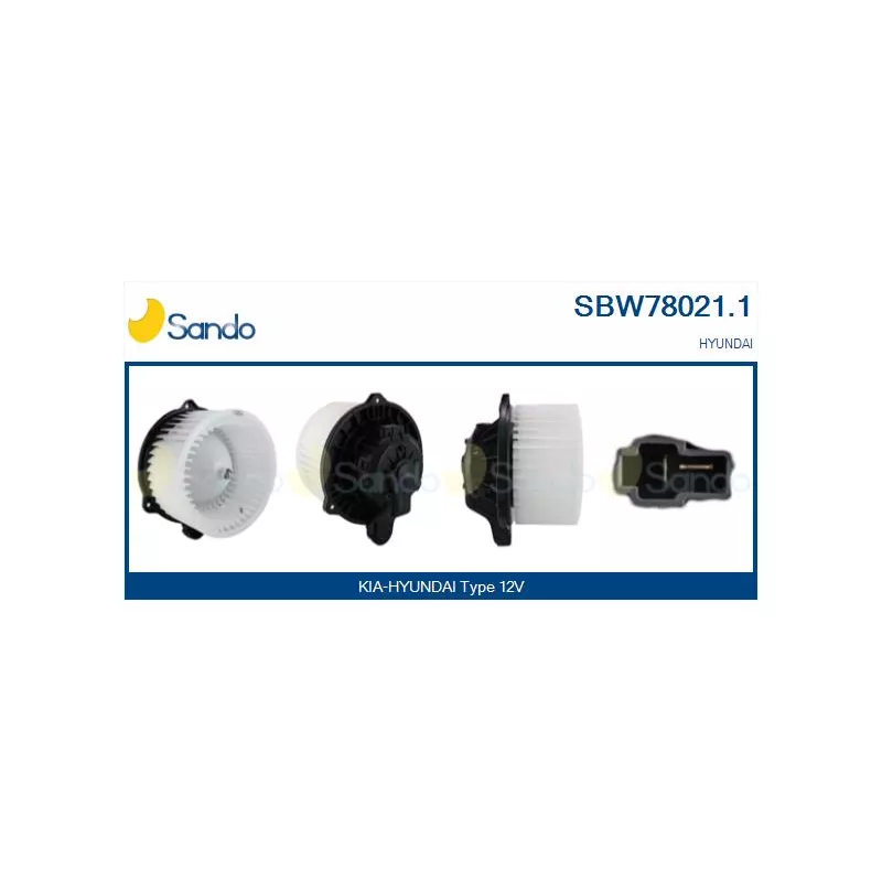 Pulseur d'air habitacle SANDO SBW78021.1