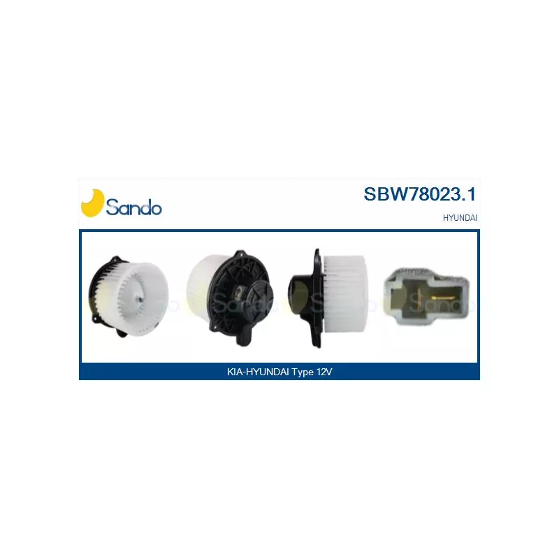 Pulseur d'air habitacle SANDO SBW78023.1