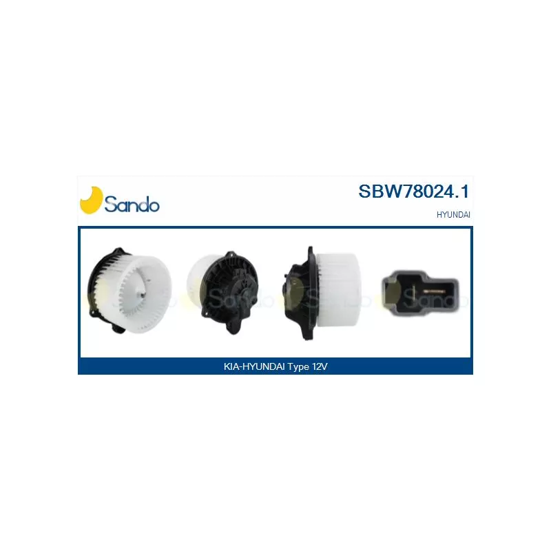 Pulseur d'air habitacle SANDO SBW78024.1