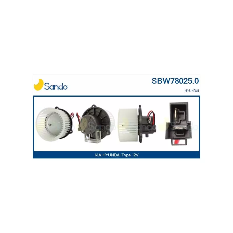 Pulseur d'air habitacle SANDO SBW78025.0