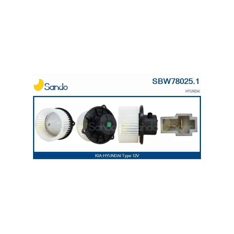 Pulseur d'air habitacle SANDO SBW78025.1