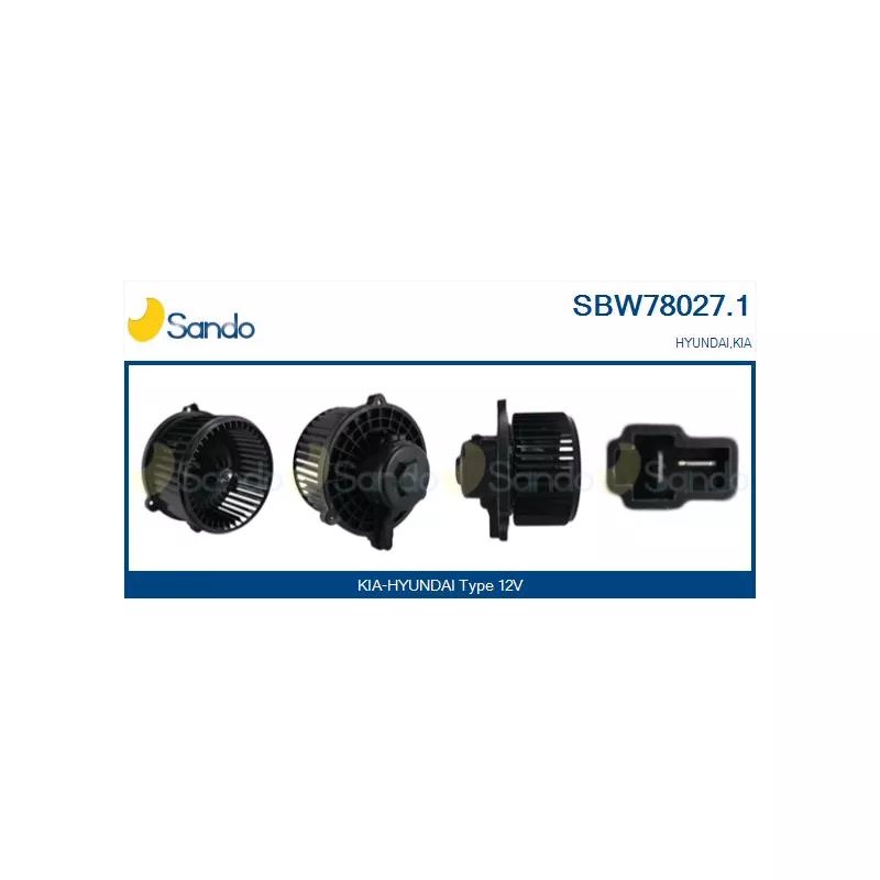 Pulseur d'air habitacle SANDO SBW78027.1
