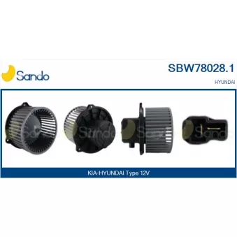 Pulseur d'air habitacle SANDO SBW78028.1
